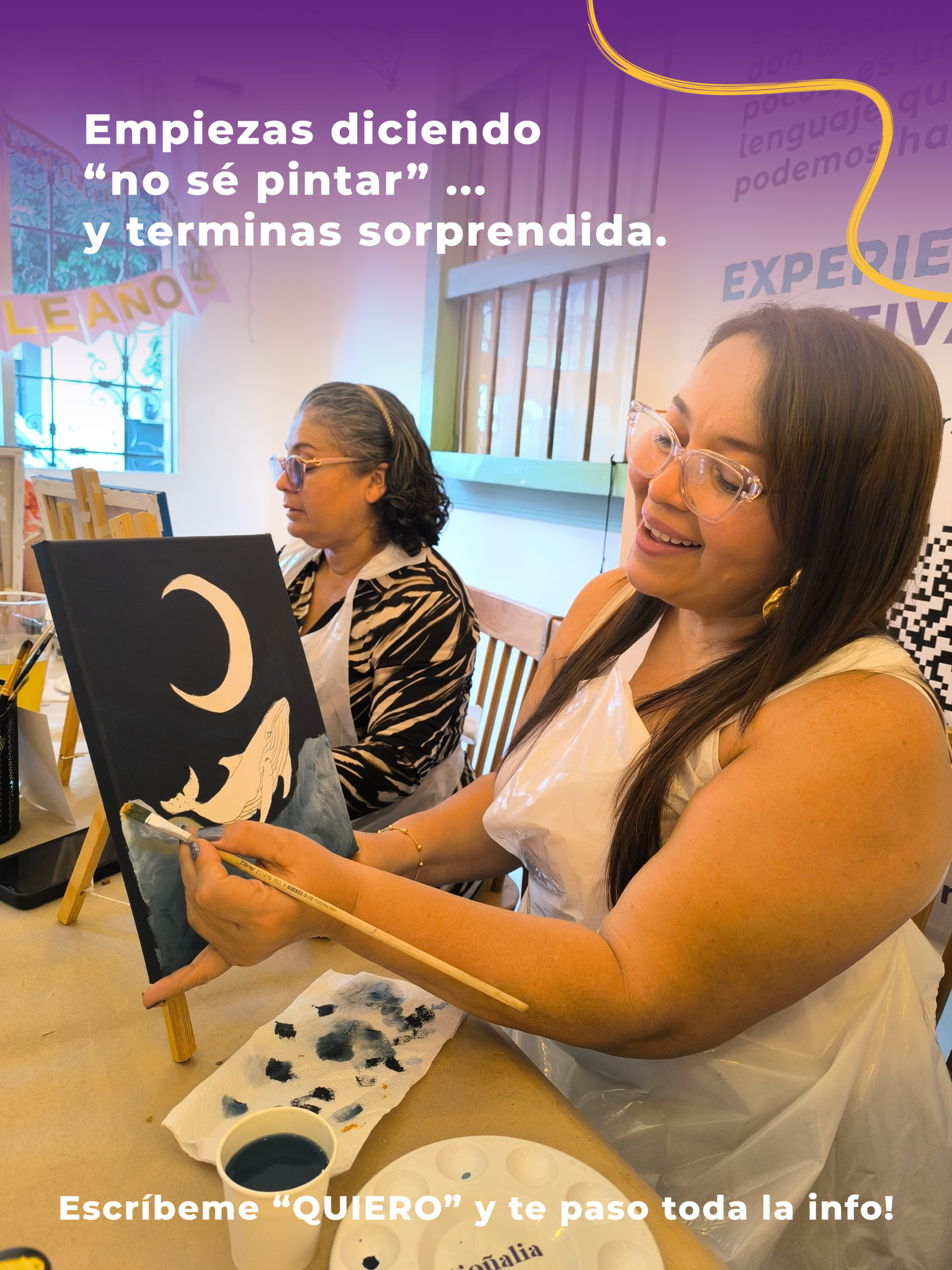 Experiencia creativa acrílico sobre lienzo - 18 Mayo de 2026 - Image 3
