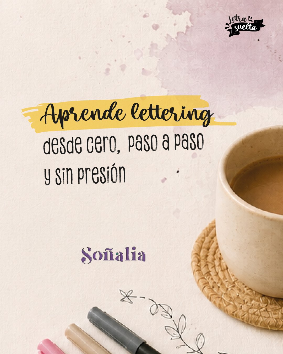 Taller presencial de Lettering Letra suelta - Image 3