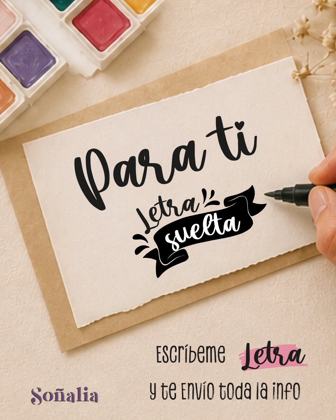 Taller presencial de Lettering Letra suelta - Image 7